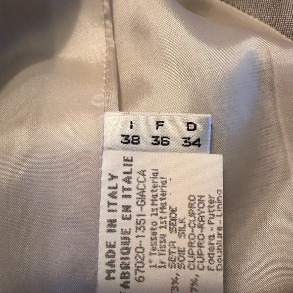 Fred Hayman Beverly Hills silver jacket blazer size 4 - Picture 6 of 15